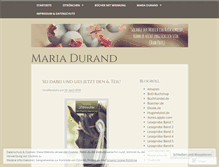 Tablet Screenshot of maria-durand.com